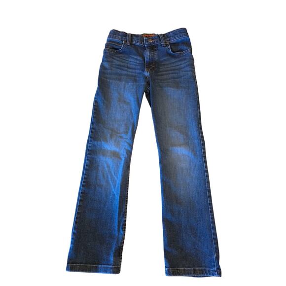 Wrangler Jeans Kids 10 Regular Blue Denim Straight Leg Stretch Cotton Spandex - Picture 1 of 6
